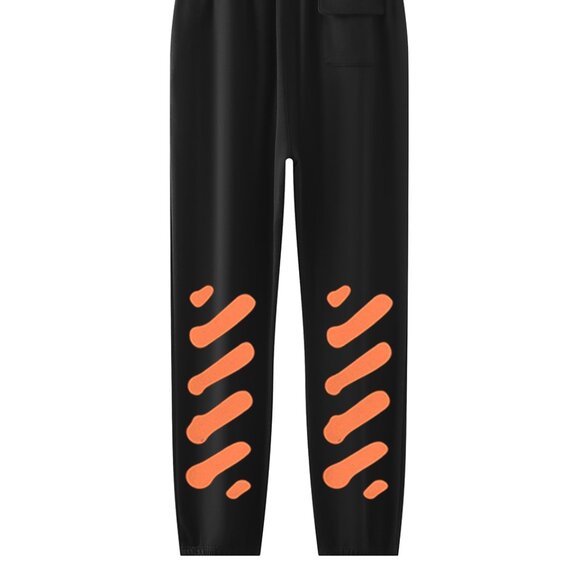 Off-White Graffiti Arrow Crew Design Slim Cuffed Black Joggebukser - Picture 1 of 8